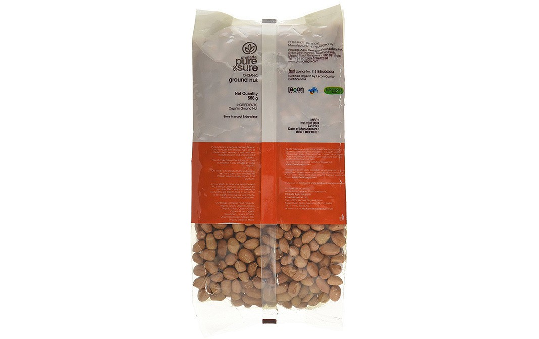 Pure & Sure Organic Ground Nut    Pack  500 grams